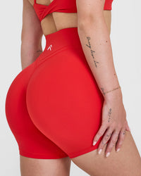 UnifiedMove™ Wrap Shorts 6" | Muscle Mommy Red