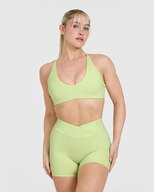 Oner Modal Unified Micro Bralette | Pump Green