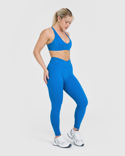UnifiedMove Wrap Leggings | Retro Blue
