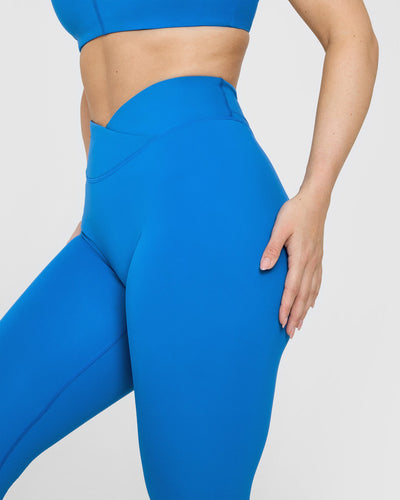 UnifiedMove Wrap Leggings | Retro Blue