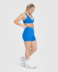 UnifiedMove™ Wrap Shorts 6" | Retro Blue