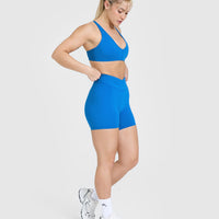 UnifiedMove™ Wrap Shorts 6" | Retro Blue