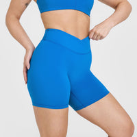 UnifiedMove™ Wrap Shorts 6" | Retro Blue