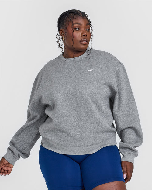 Nike foundation crew sweatshirt grey on sale
