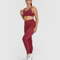 UnifiedMove™ High Waisted Leggings | Burnt Cherry
