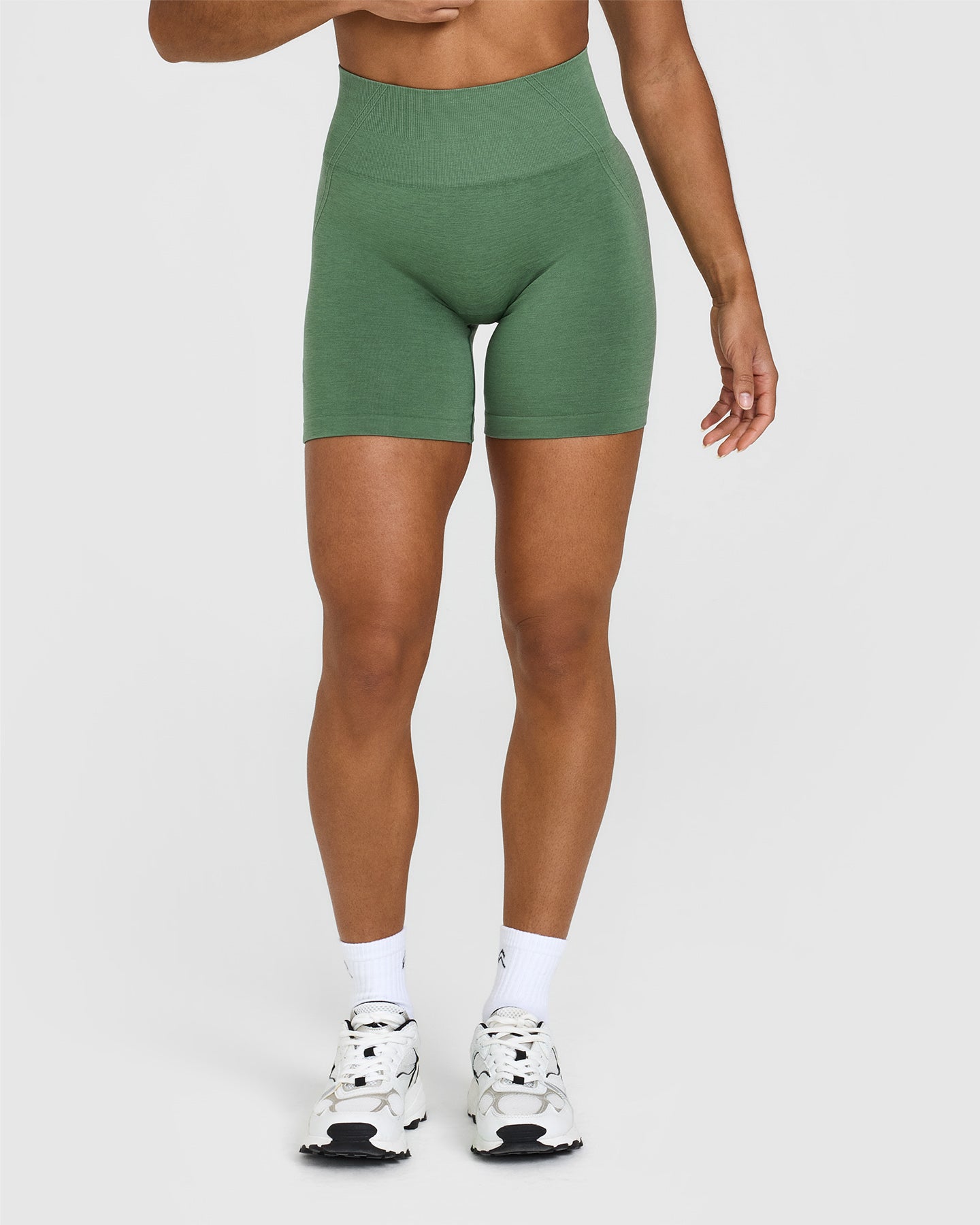 EffortlessLift™ Seamless Shorts | Forest Green