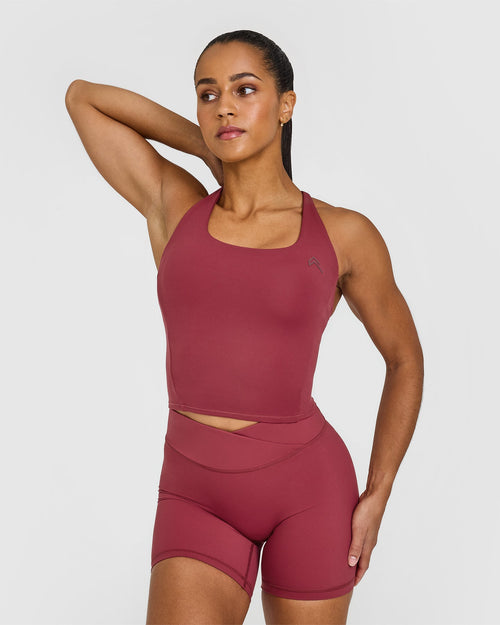 定番のお歳暮＆冬ギフト - Built-in-Bra - Vest Gym Women's Burnt US Active Oner | Cherry トップス