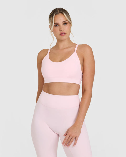 High Definition Sports Bra Ballet Pink