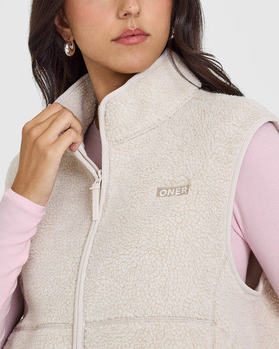 North face fleece gilet best sale