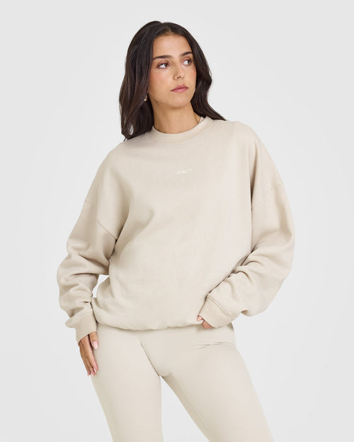 Oner Modal Mid Weight Sweatshirt | Sand
