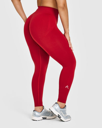 Effortless Seamless Leggings | Toasted Red