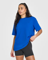 Classic Oversized Lightweight T-Shirt | Cobalt