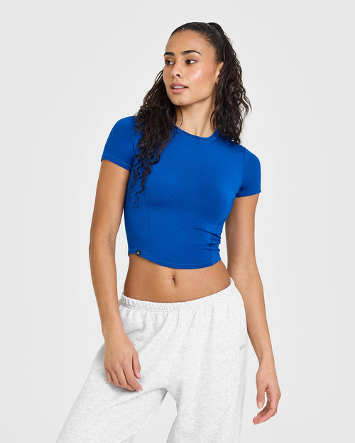 Oner Modal Mellow™ Soft Mid Short Sleeve T-Shirt | Cobalt Blue