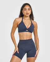 Unified Twist Sports Bra | True Blue