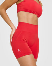 Effortless Seamless Shorts | Muscle Mommy Red