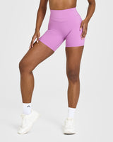 Unified High Waisted Shorts 6" | Orchid Purple