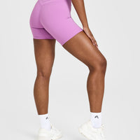 UnifiedMove™ High Waisted Shorts 6" | Orchid Purple