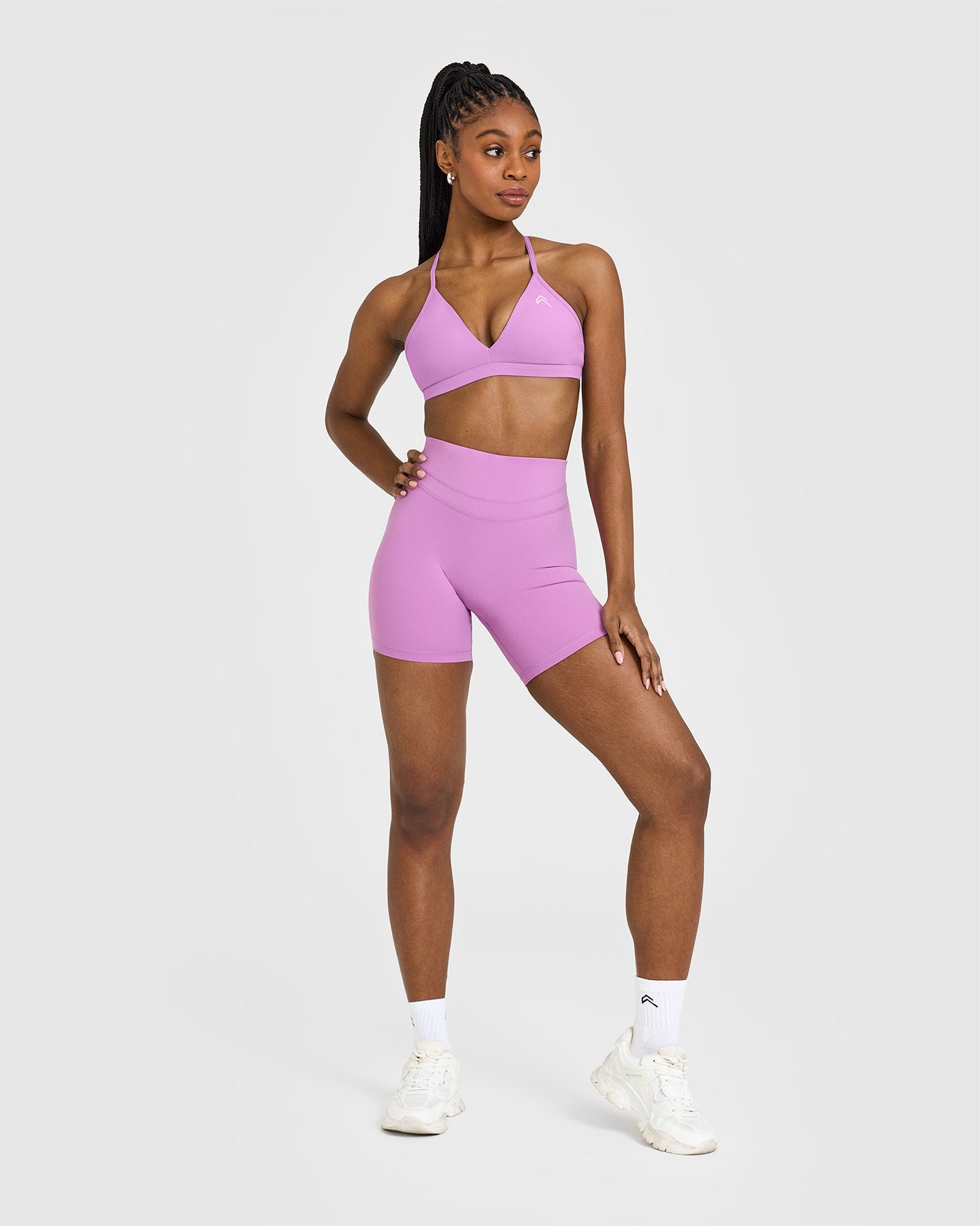 UnifiedMove™ High Waisted Shorts 6" | Orchid Purple