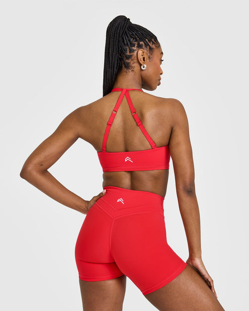 UnifiedMove™ Twist Sports Bra | Muscle Mommy Red