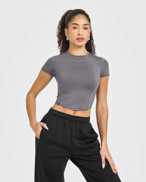 Oner Modal Mellow™ Soft Mid Short Sleeve T-Shirt | Ash Grey
