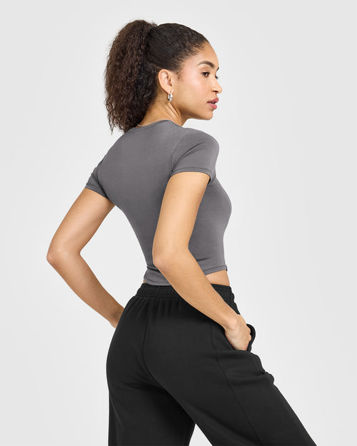 Mellow™ Soft Mid Short Sleeve T-Shirt | Ash Grey