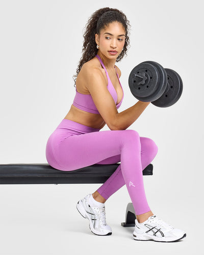 Purple Seamless Leggings - Orchid Purple | Oner Active US