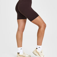 UnifiedMove™ Cycling Shorts 8" | Plum Brown