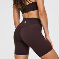 UnifiedMove™ Cycling Shorts 8" | Plum Brown