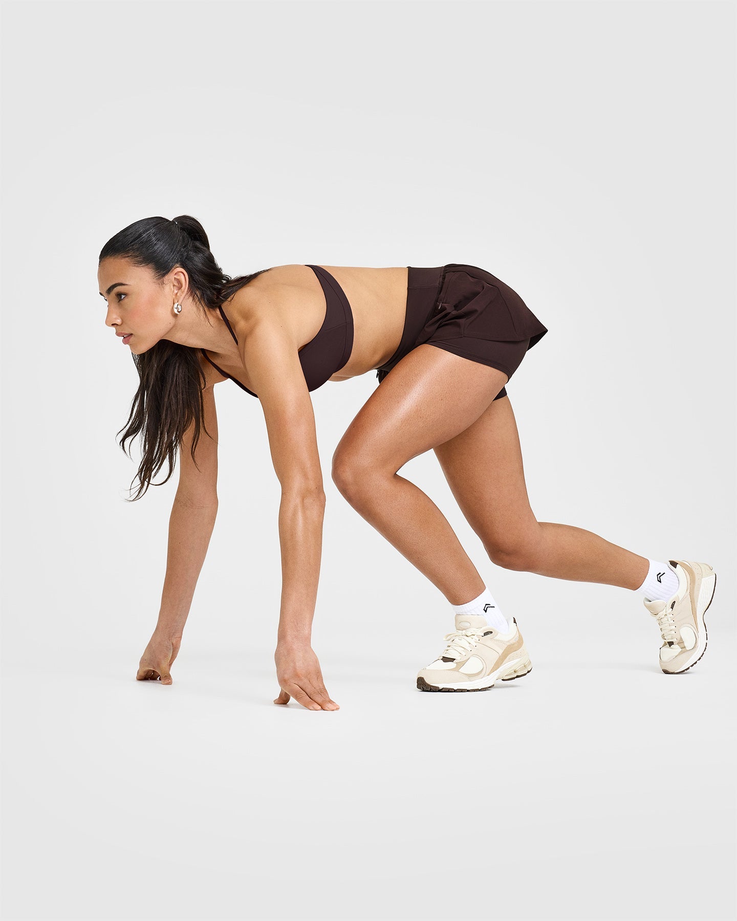 UnifiedMove™ Double Layer Shorts 5" | Plum Brown