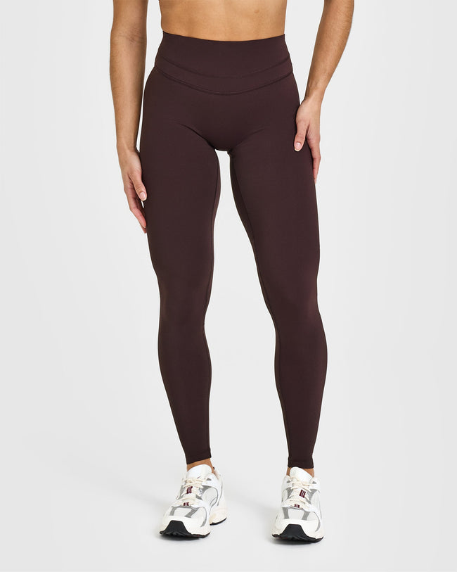 UnifiedMove™ High Waisted Leggings | Plum Brown