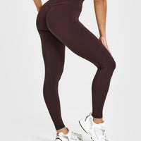 UnifiedMove™ High Waisted Leggings | Plum Brown