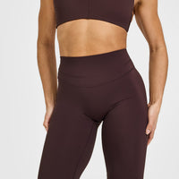 UnifiedMove™ High Waisted Leggings | Plum Brown