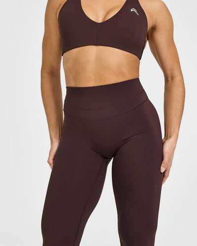 UnifiedMove™ High Waisted Leggings | Plum Brown