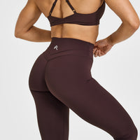 UnifiedMove™ High Waisted Leggings | Plum Brown