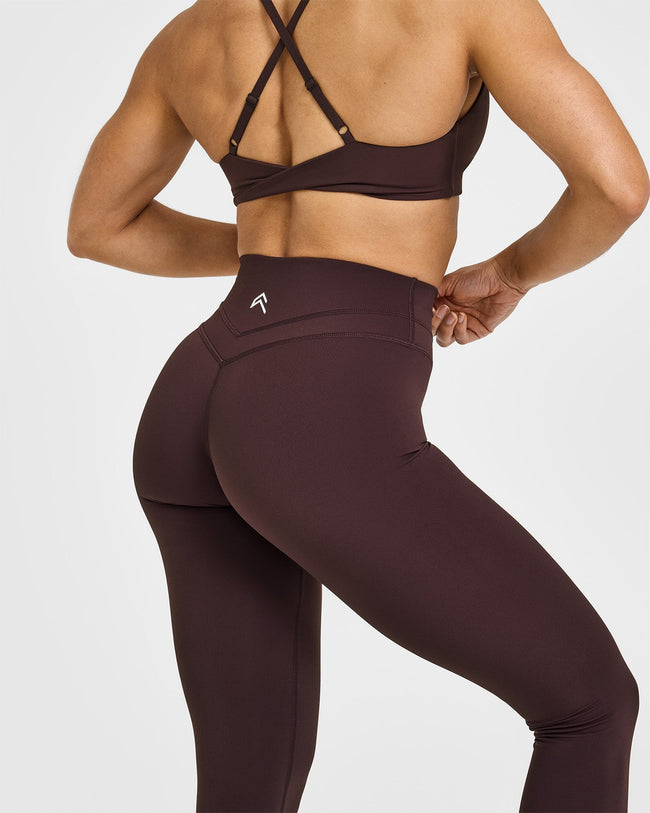 UnifiedMove™ High Waisted Leggings | Plum Brown