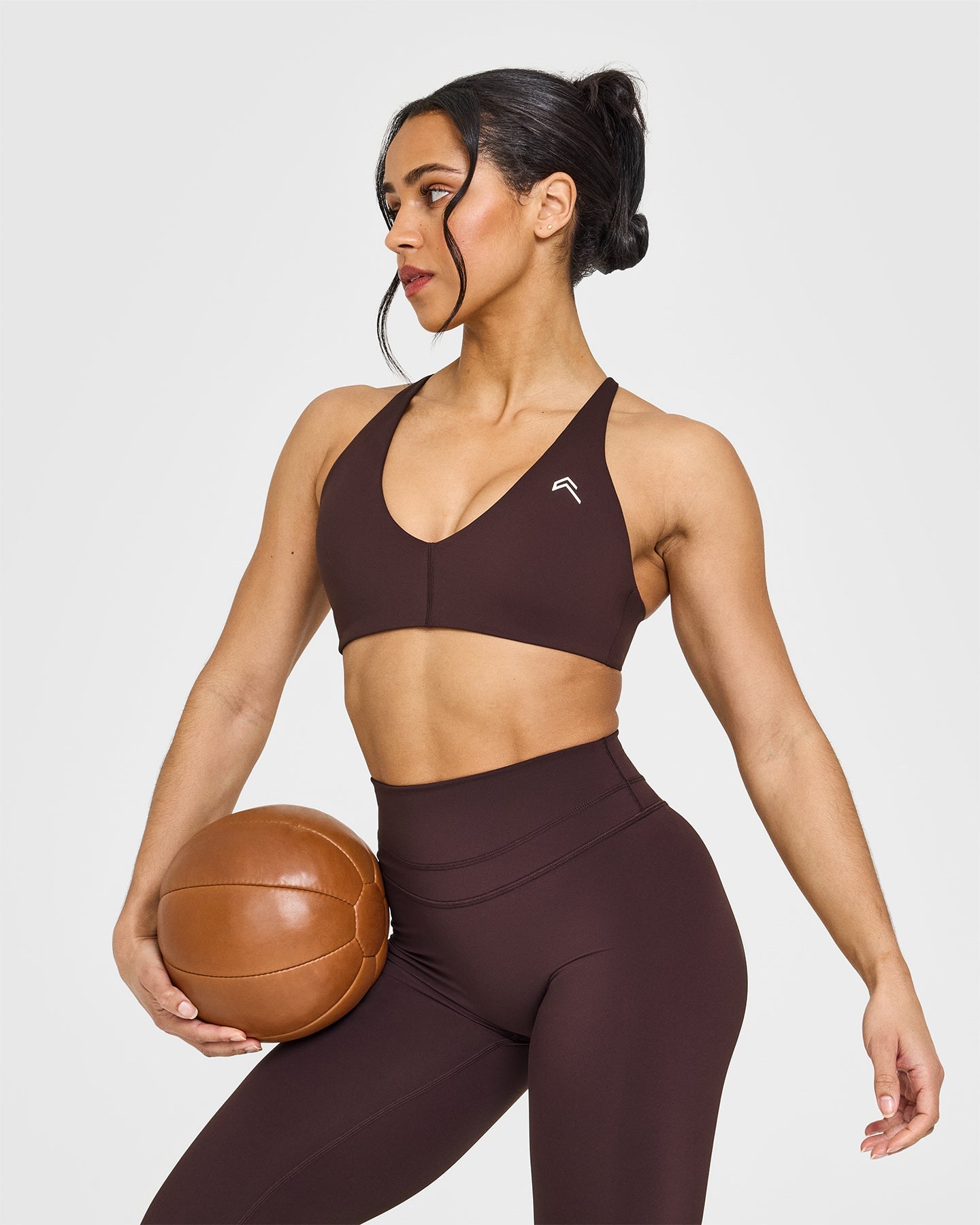 UnifiedMove™ High Waisted Leggings | Plum Brown