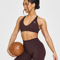 UnifiedMove™ High Waisted Leggings | Plum Brown