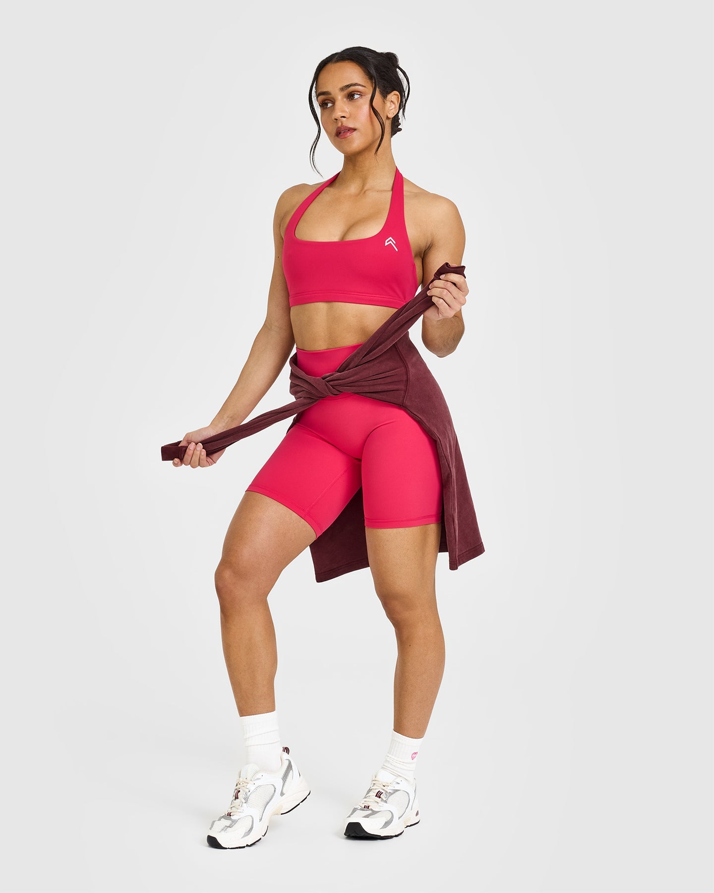 UnifiedMove™ Cycling Shorts 8" | Berry Bloom