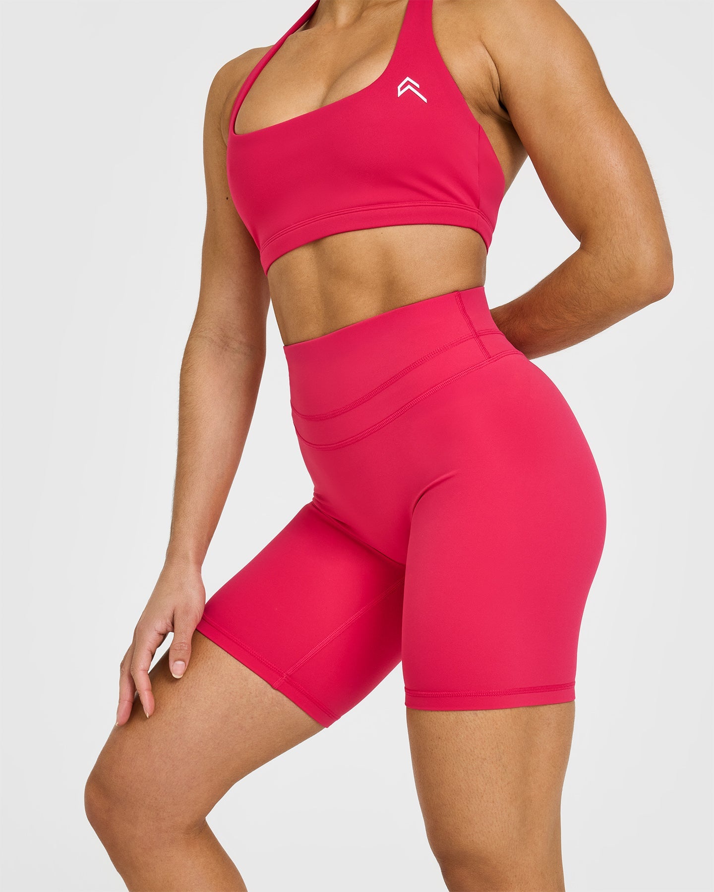 UnifiedMove™ Cycling Shorts 8" | Berry Bloom