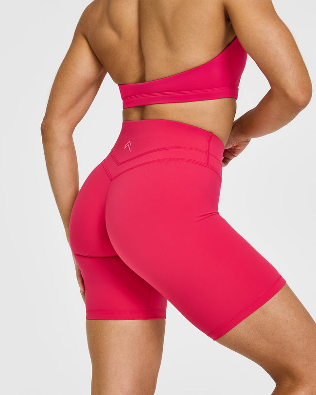UnifiedMove™ Cycling Shorts 8" | Berry Bloom