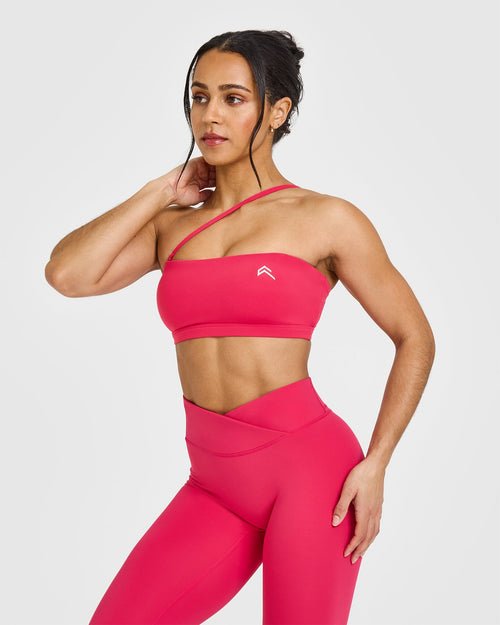 Oner Modal EasyLift™ Multi Way Bandeau Bralette with White Logo | Berry Bloom