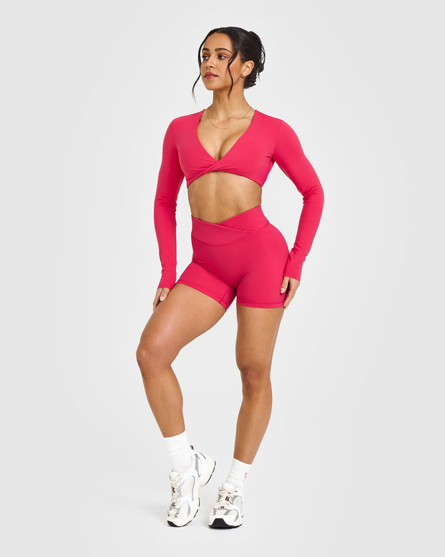 UnifiedMove™ Wrap Shorts 6" | Berry Bloom