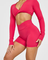 UnifiedMove™ Wrap Shorts 6" | Berry Bloom