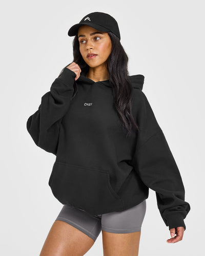 Mid Weight Hoodie | Soft Black