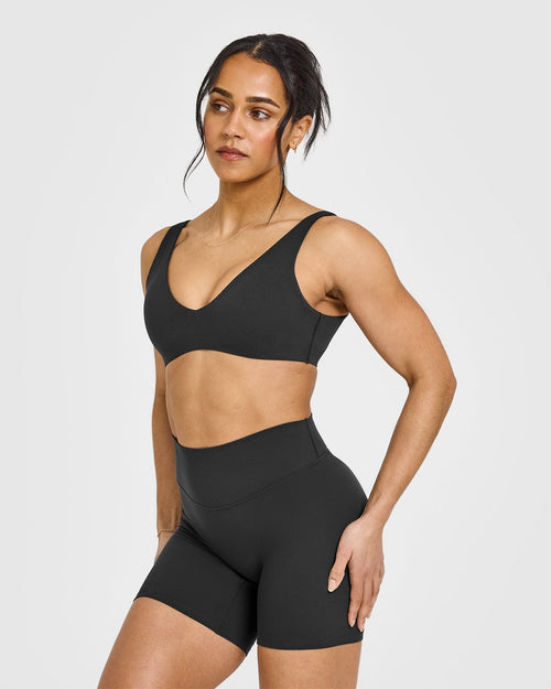 Oner Modal SoftMotion™ Scoop Back Bralette | Soft Black