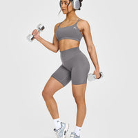 UnifiedMove Cycling Shorts 8" | Ash Grey