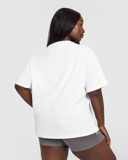 Classic Oversized Lightweight T-Shirt | White
