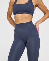 Timeless High Waisted Leggings | True Blue