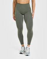 Effortless Seamless Leggings | Dark Khaki