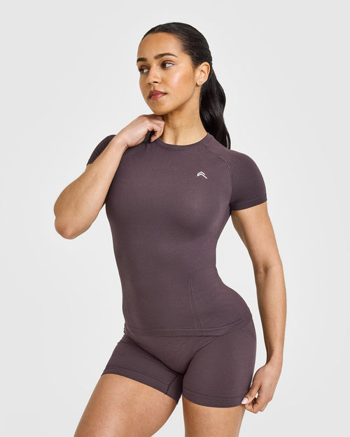 Oner Modal Go To Seamless Fitted Top | Umber Brown